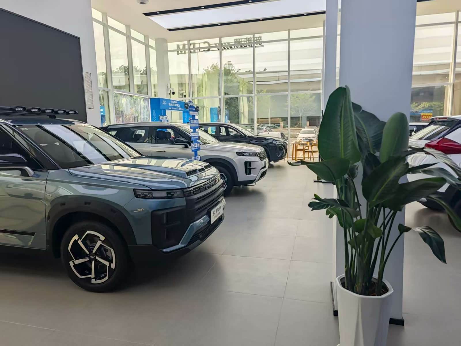 新车展示区