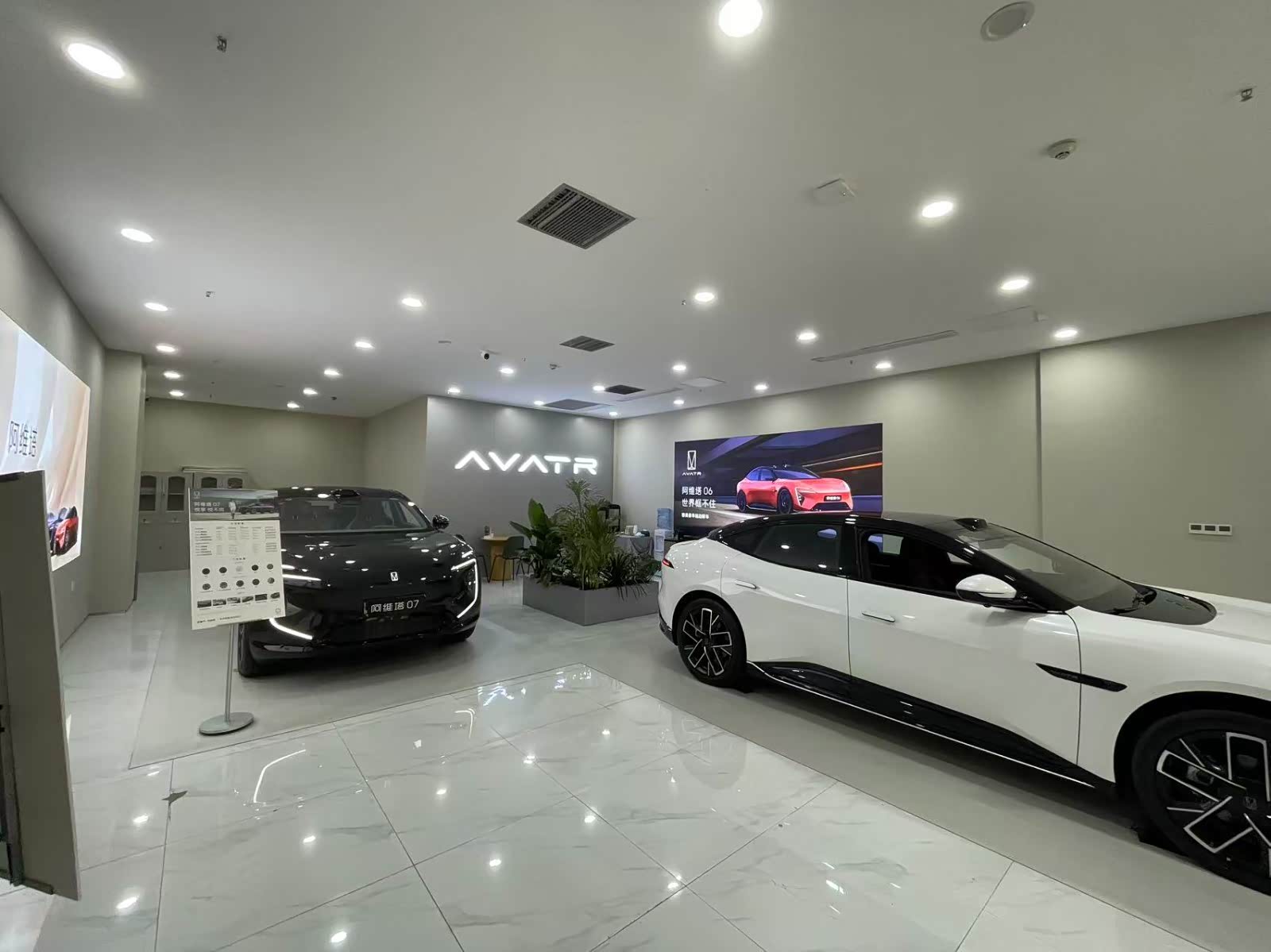 新车展示区