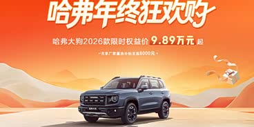 哈弗大狗限时6天直降2.5万 错过再无