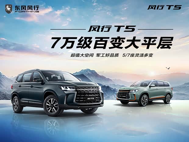 风行T5欢迎莅临赏鉴 价格直降1万