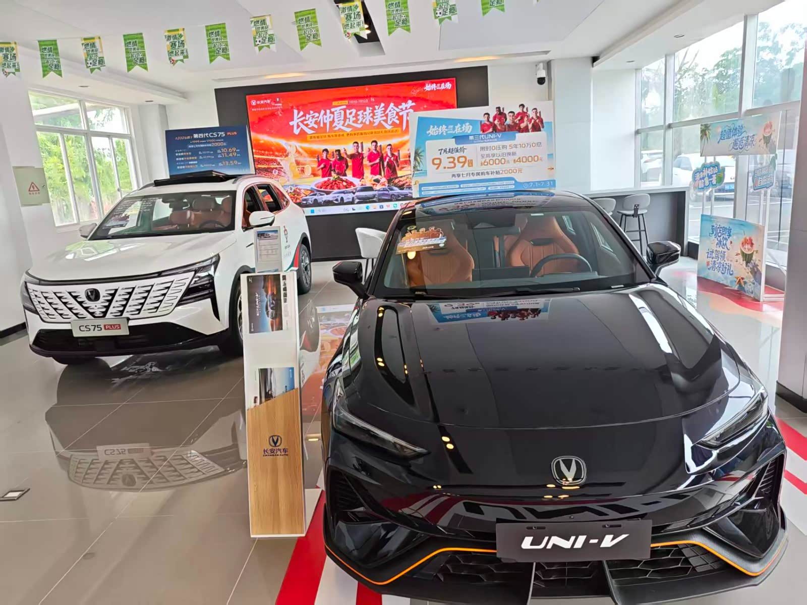新车展示区
