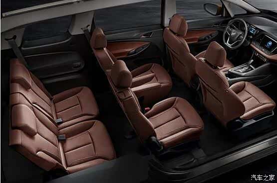 【别克GL6内饰官图发布 采用2 2 2布局_长江别
