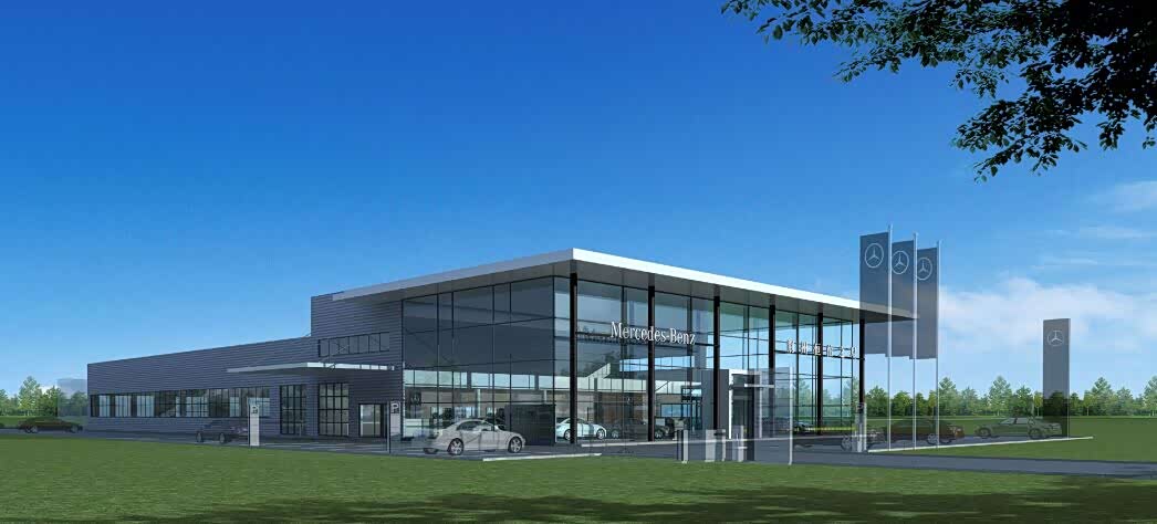 荆州之星奔驰4s店 外景